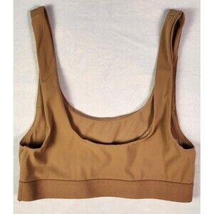 Old Navy Sports Bra Small Brown Light Everyday Basic Stretch